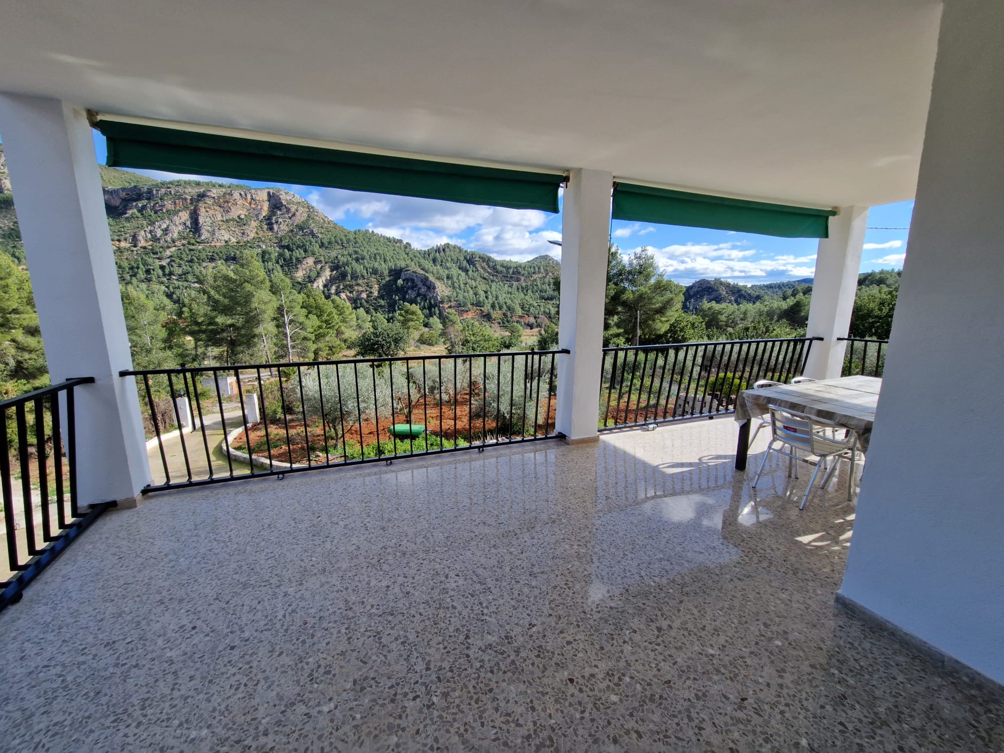 Zona de descanso en terraza